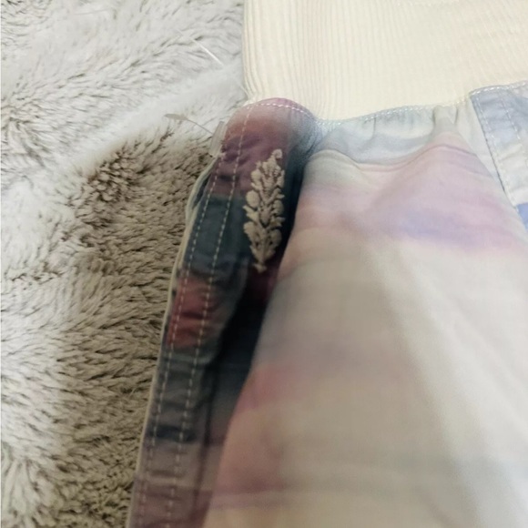 Free People Mesmerize Me Printed Pants Meadow Motion Soft Light Sz S worn once - Picture 2 of 4